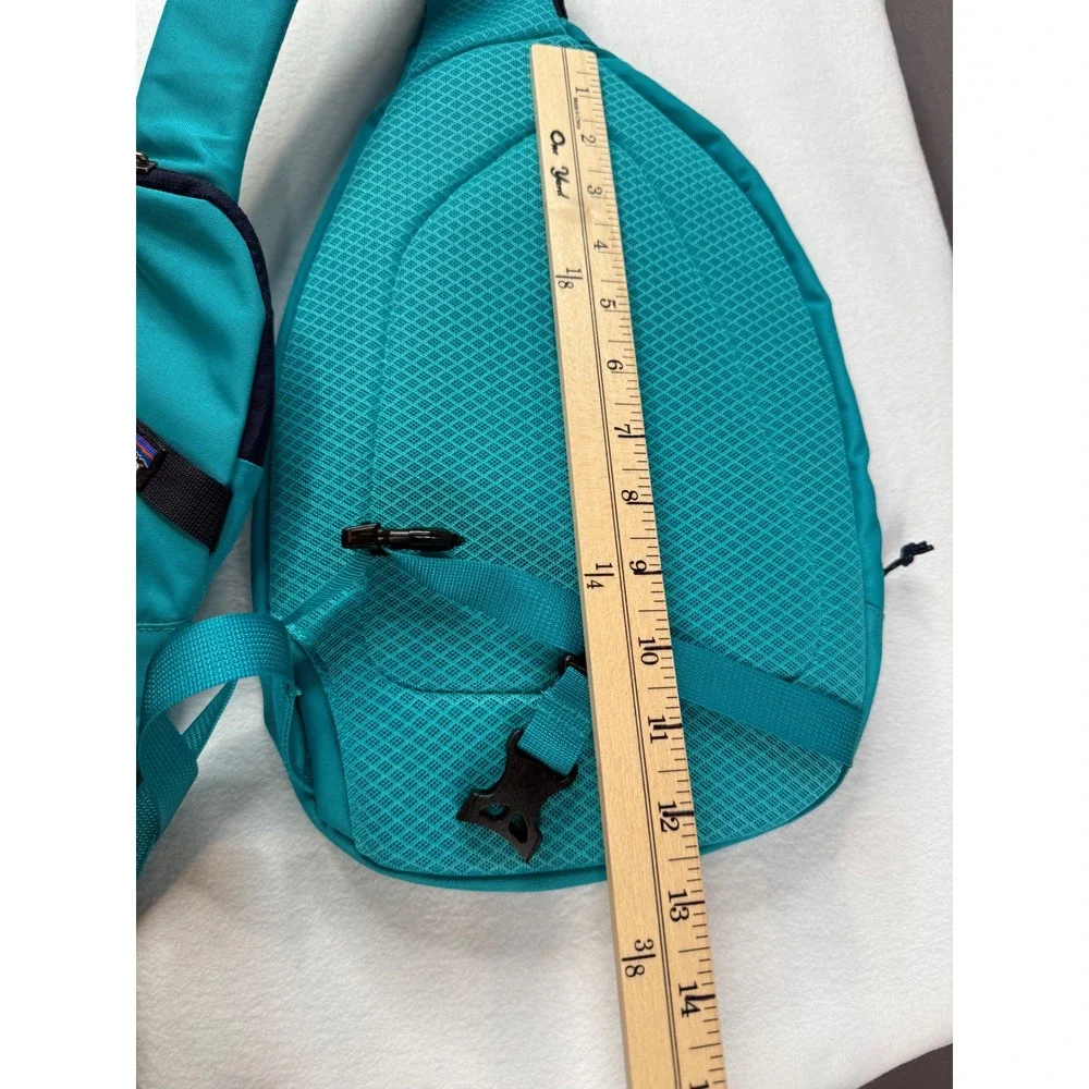 Patagonia Atom Sling Bag 8L Unisex OS Teal Blue Crossbody Backpack Hiking Travel